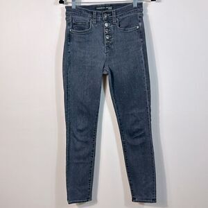 Veronica Beard Debbie High-Rise Skinny Jeans Salt & Pepper Women Size 26 / 2